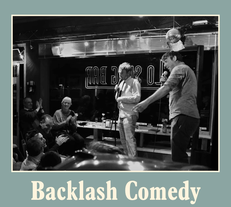 Shawn Jay & Perry Eff, Backlash Comedy on stage