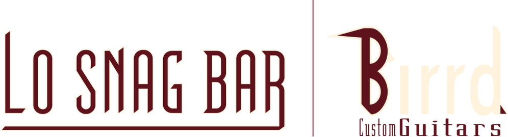 Lo Snag Bar und Birrd Guitars Logo