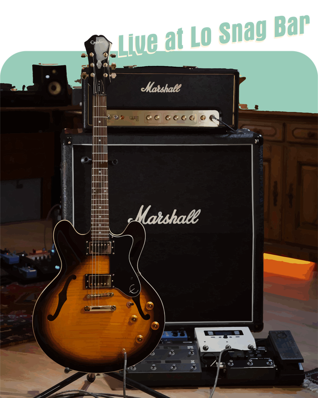 Marshall Verstärker mit Epiphone Gitarre